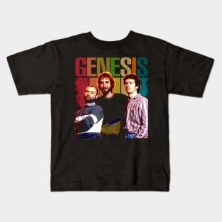 Selling England by the Stitch Genesis Band Tees, Redefine Style with Prog-Rock Heritage Kids T-Shirt
